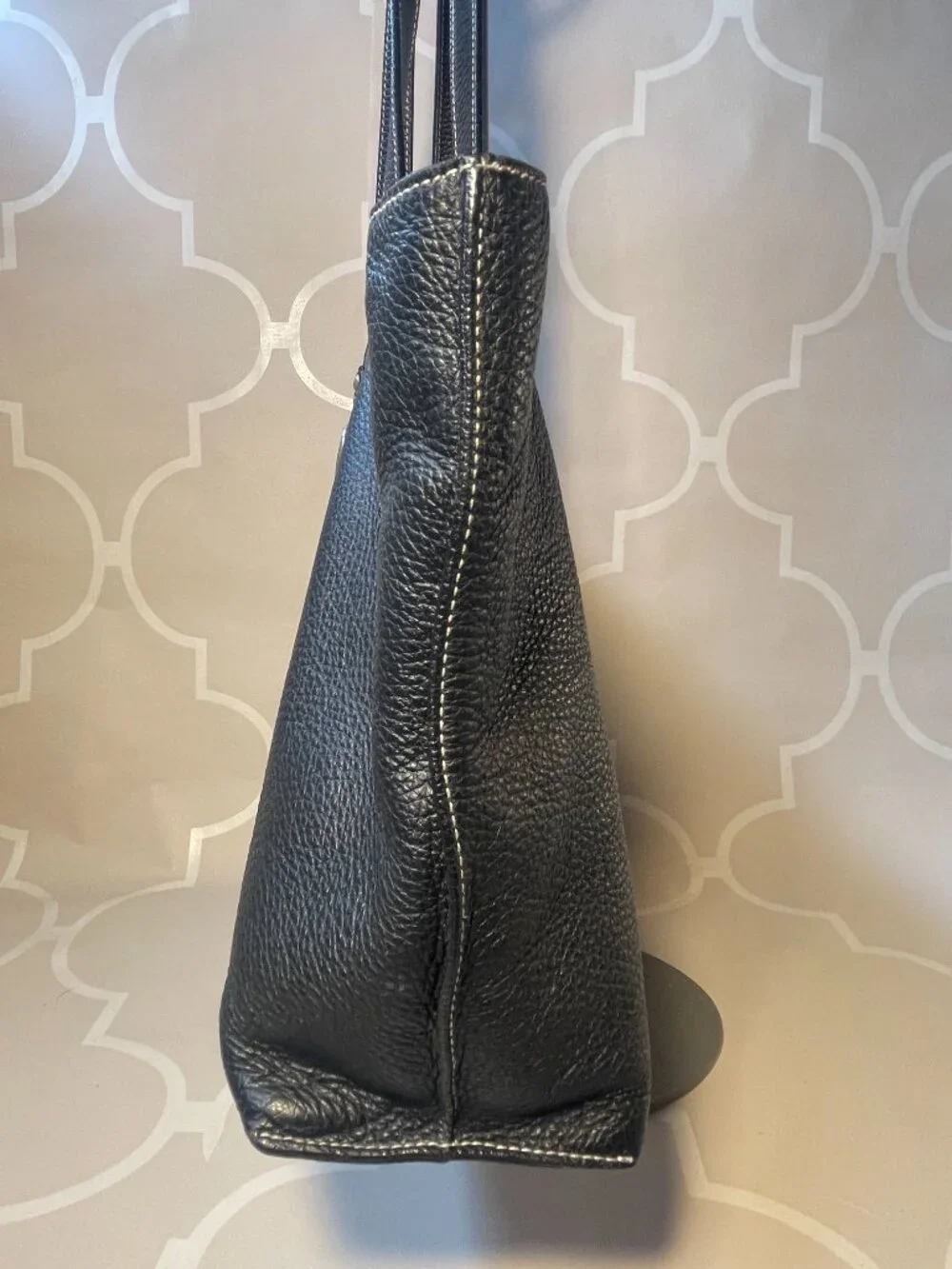 Furla Large Italian Leather Tote Bag Made in Italy Shoulder Work Laptop Bag